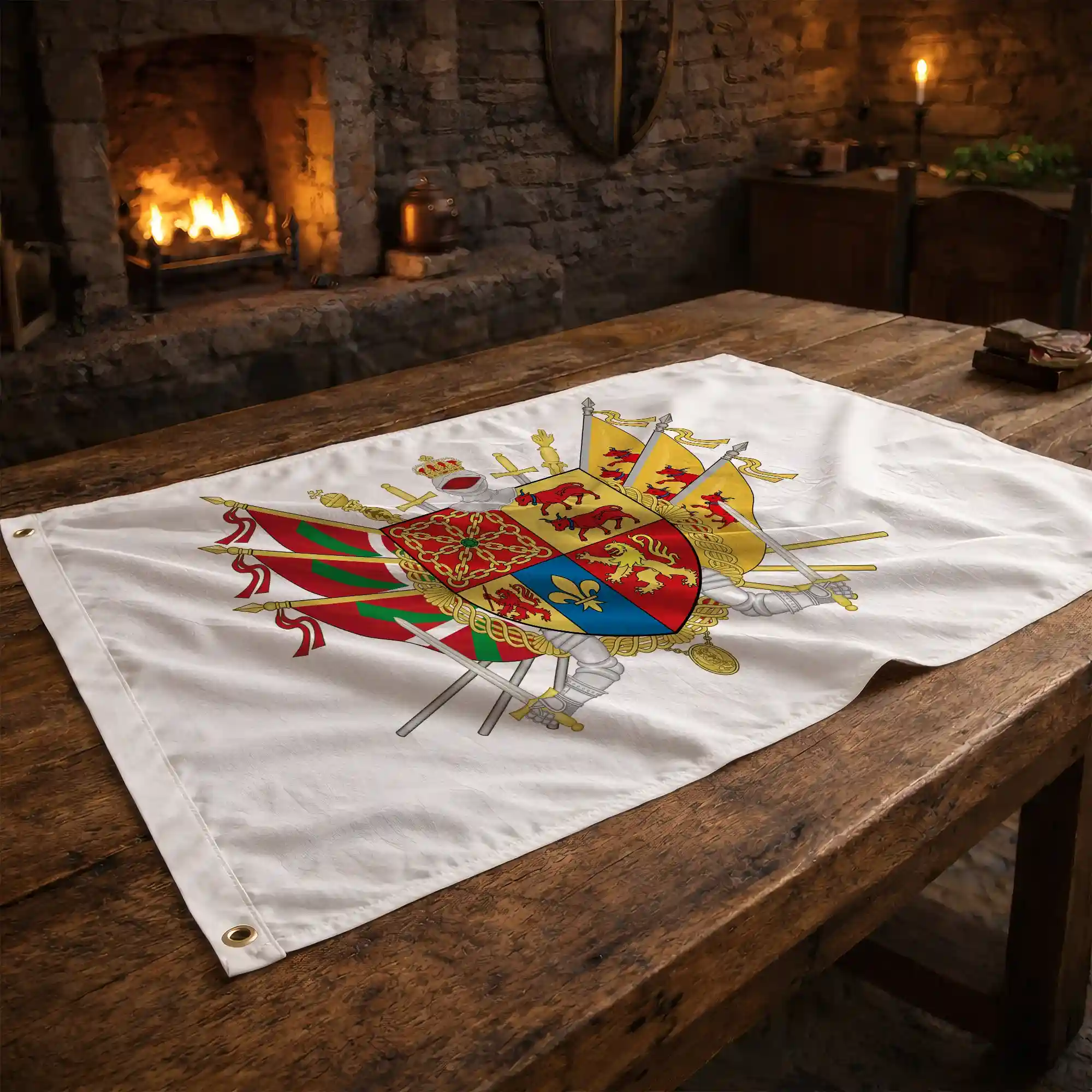 Drapeau - Blason des Pyrénées-Atlantiques (64) - Image 2