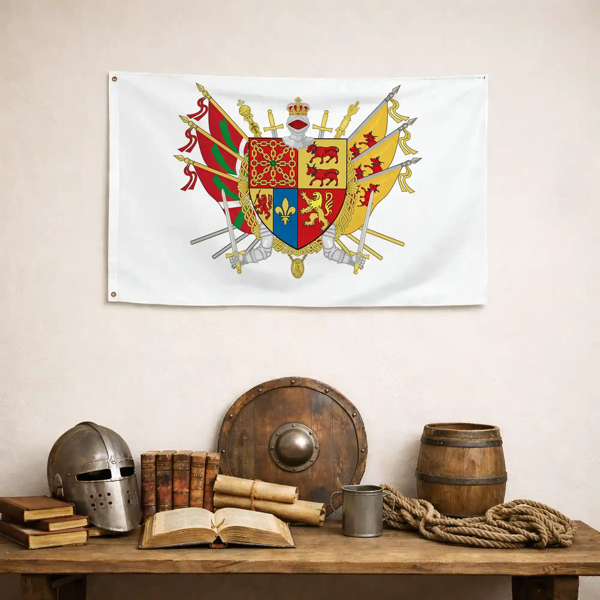 Drapeau - Blason des Pyrénées-Atlantiques (64) - Image 5