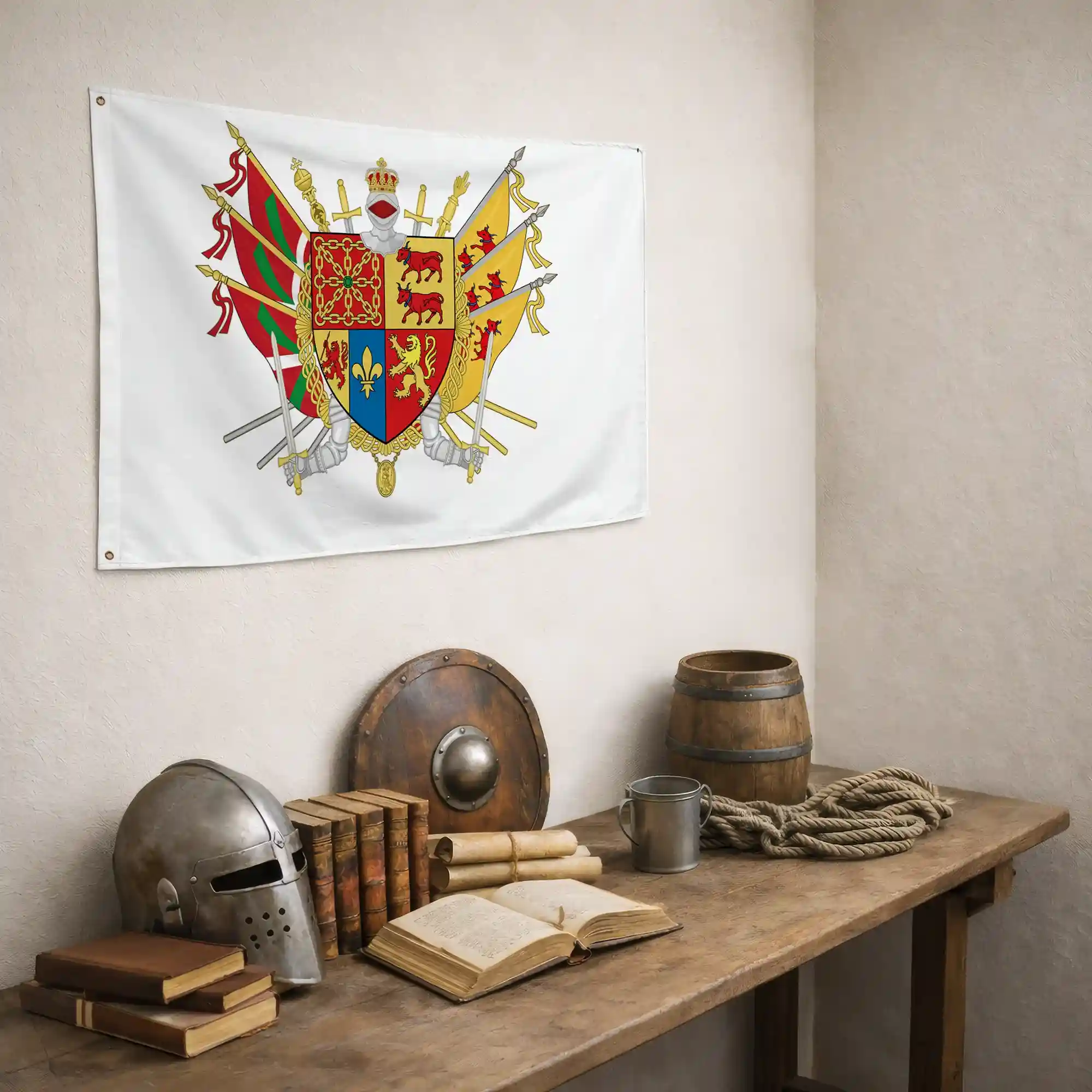 Drapeau - Blason des Pyrénées-Atlantiques (64) - Image 6