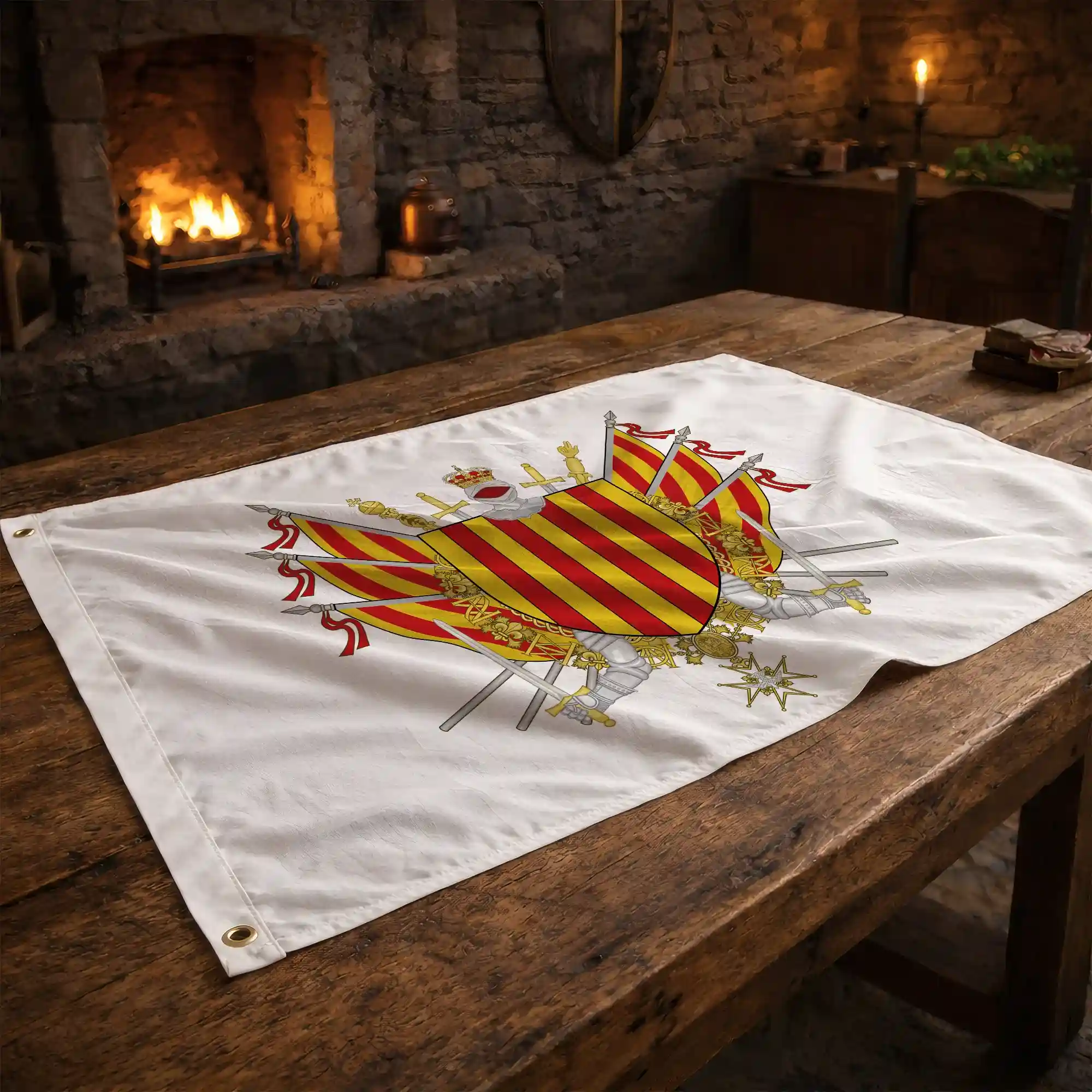 Drapeau - Blason des Pyrénées-Orientales (66) - Image 2