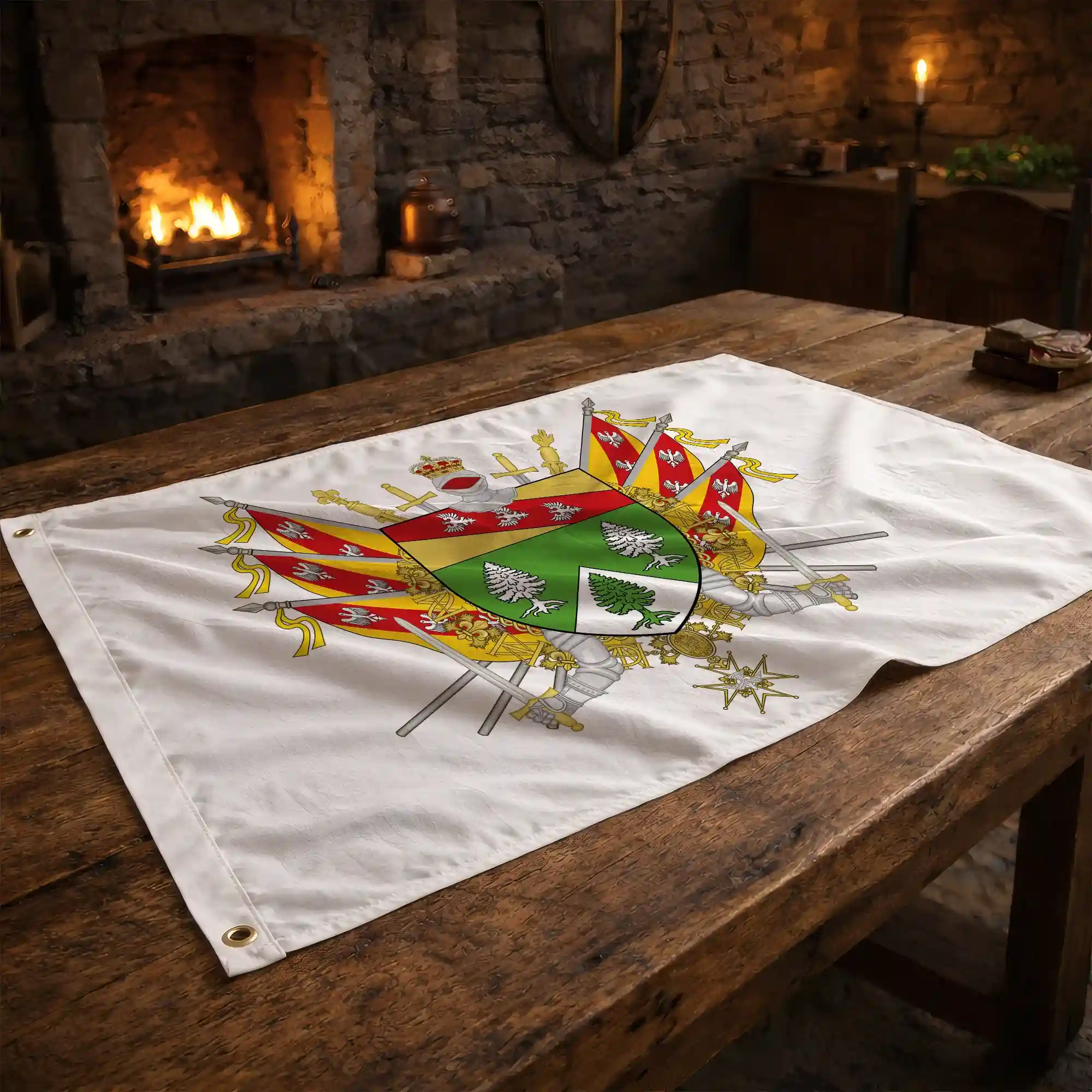 Drapeau - Blason des Vosges (88) - Image 2