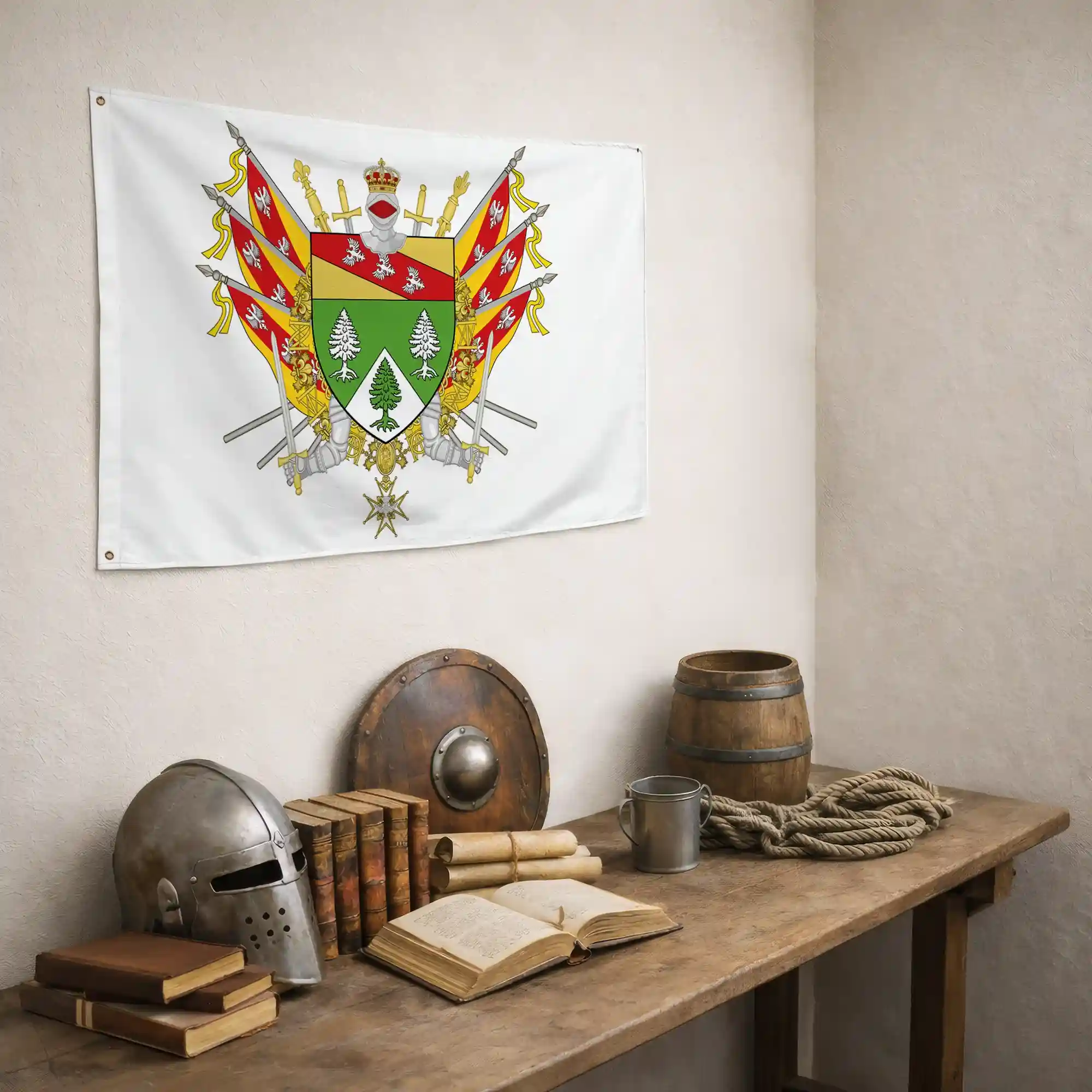 Drapeau - Blason des Vosges (88) - Image 6