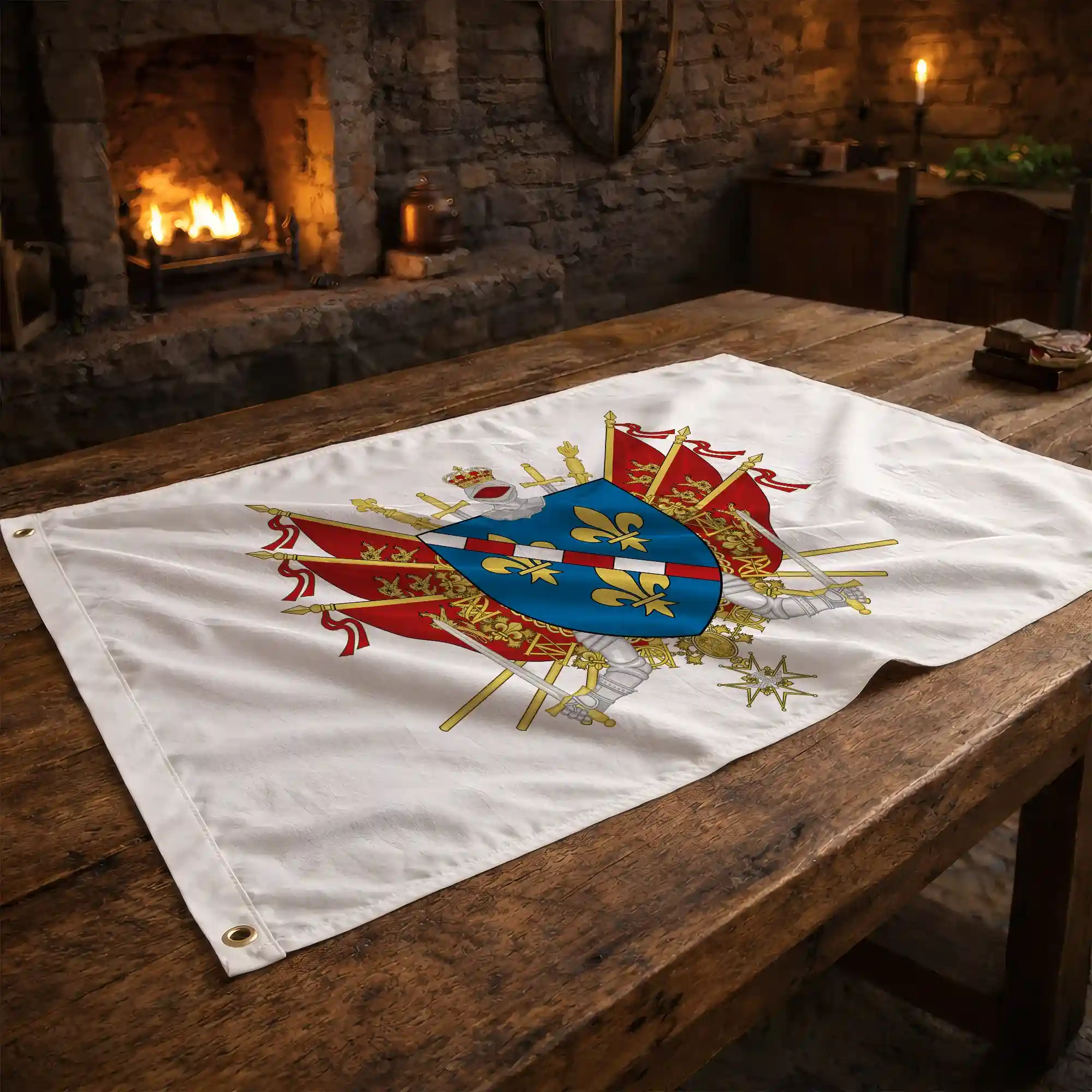 Drapeau - Blason d'Évreux - Image 2