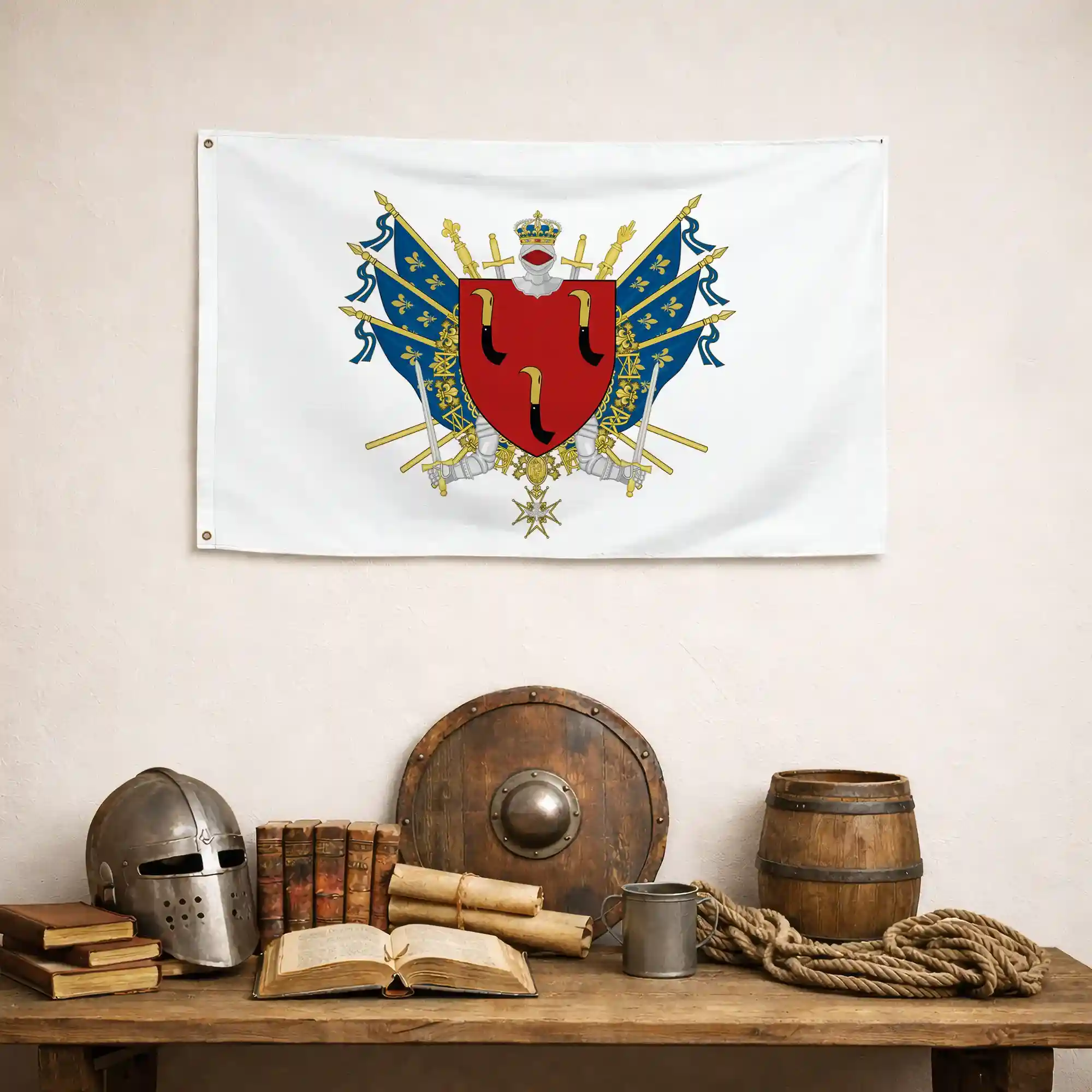 Drapeau - Blason d'Herblay - Image 4
