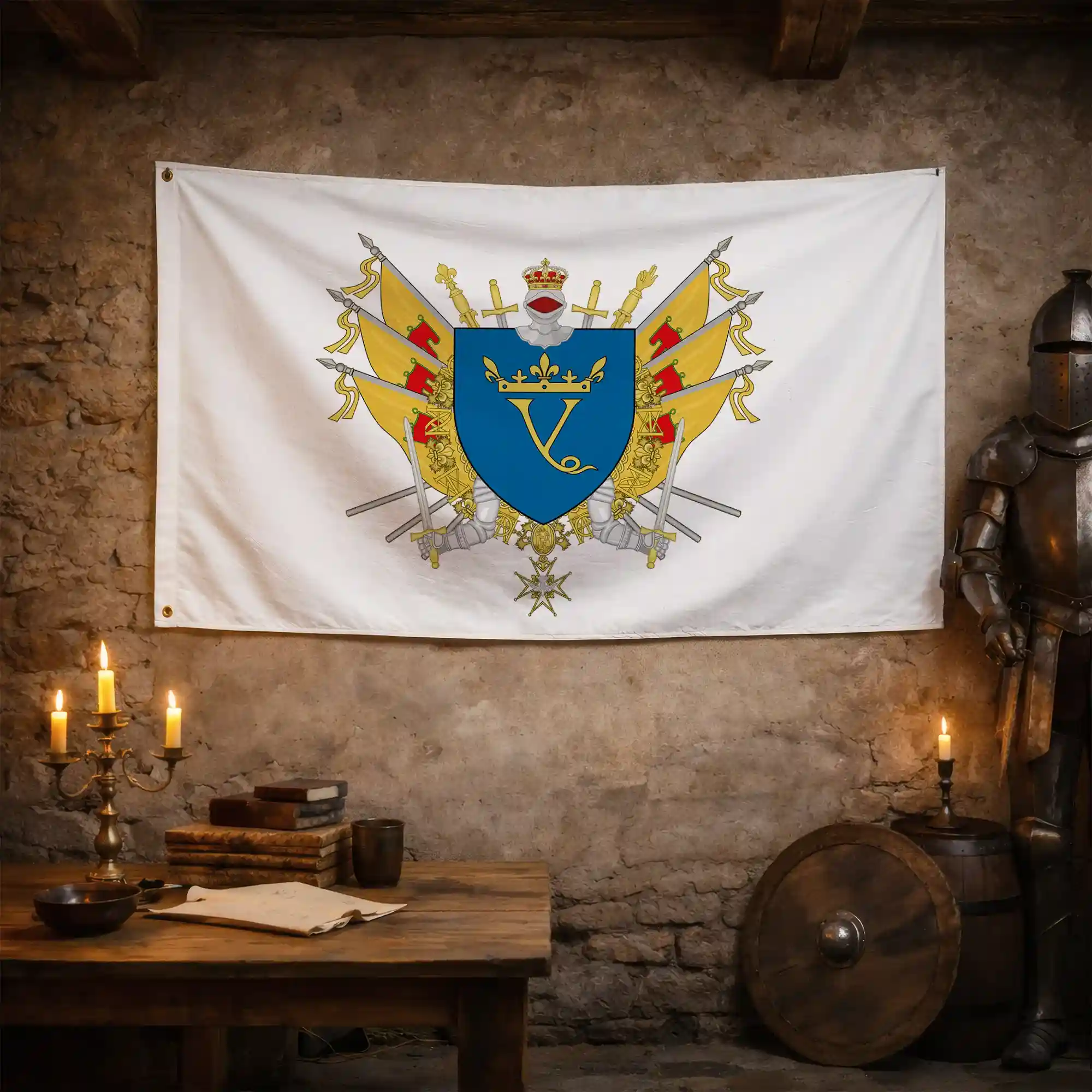 Drapeau - Blason d'Issoire - Image 4