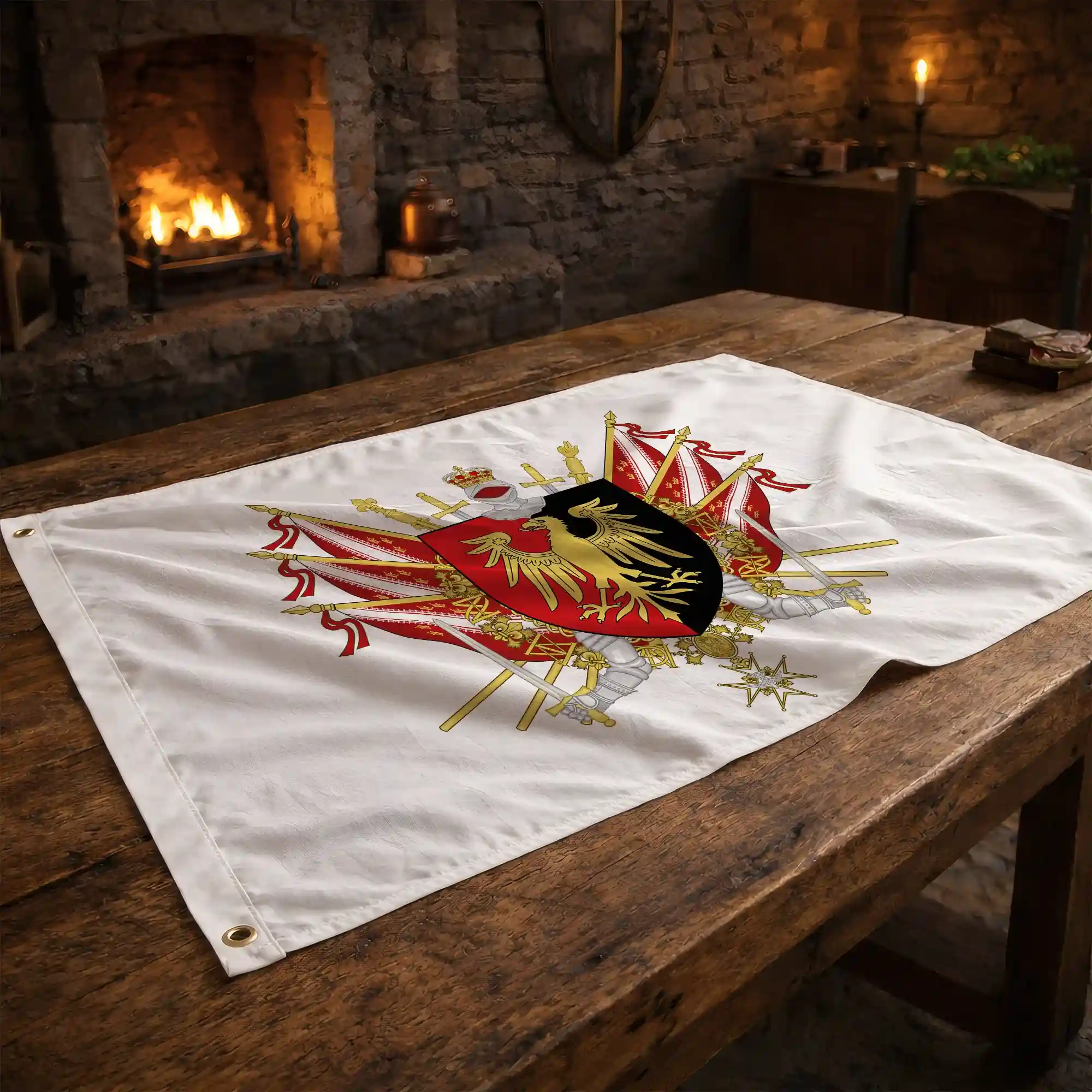Drapeau - Blason d'Obernai - Image 2
