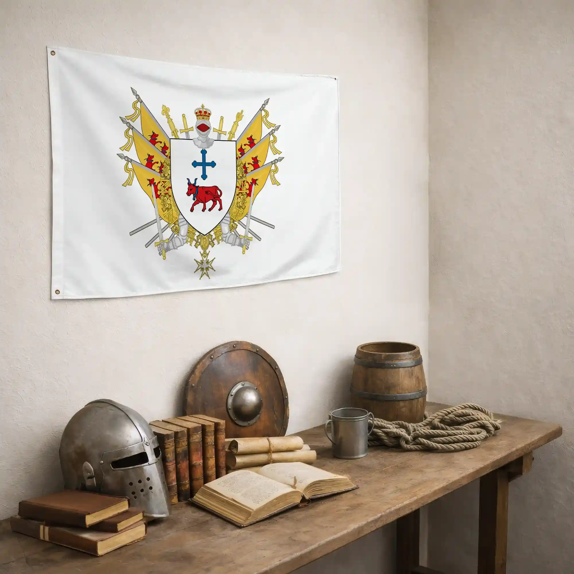 Drapeau - Blason d'Oloron-Sainte-Marie - Image 5
