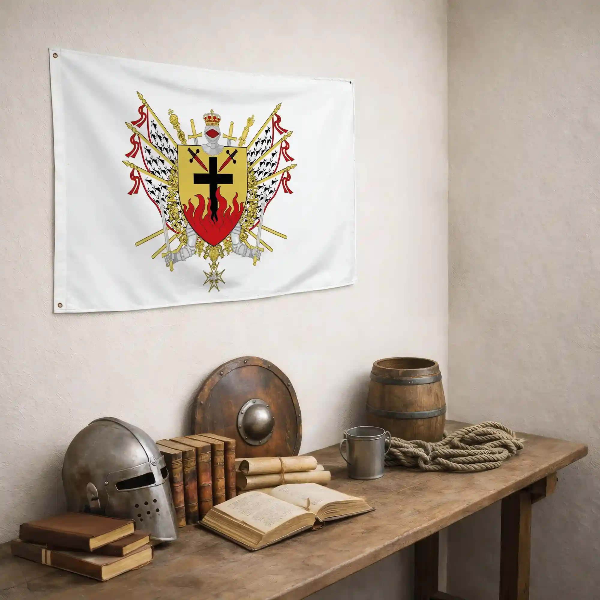 Drapeau - Blason d'Oradour-sur-Glane - Image 5