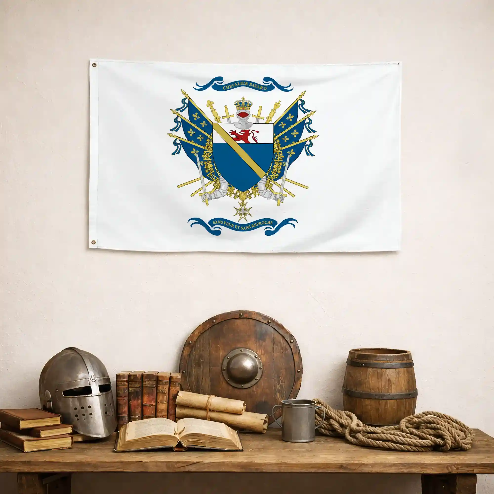 Drapeau - Blason du Chevalier Bayard - Image 3