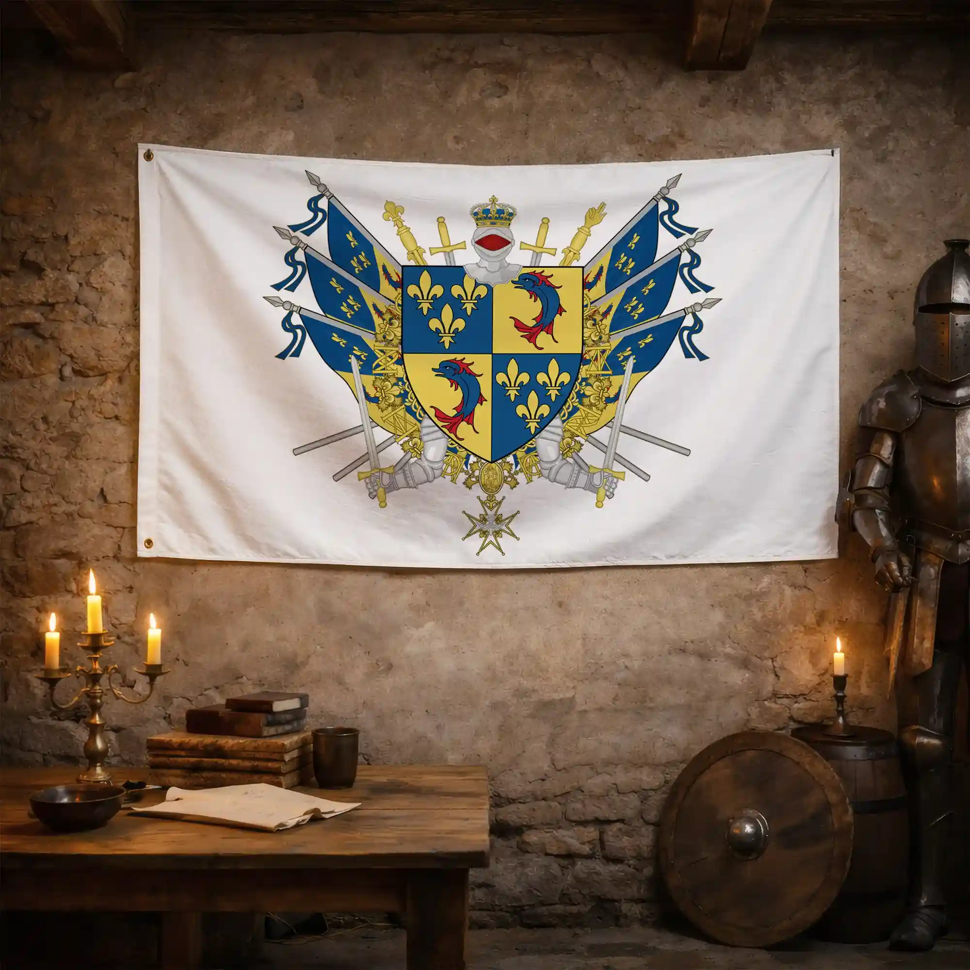 Drapeau - Blason du Dauphiné - Image 3