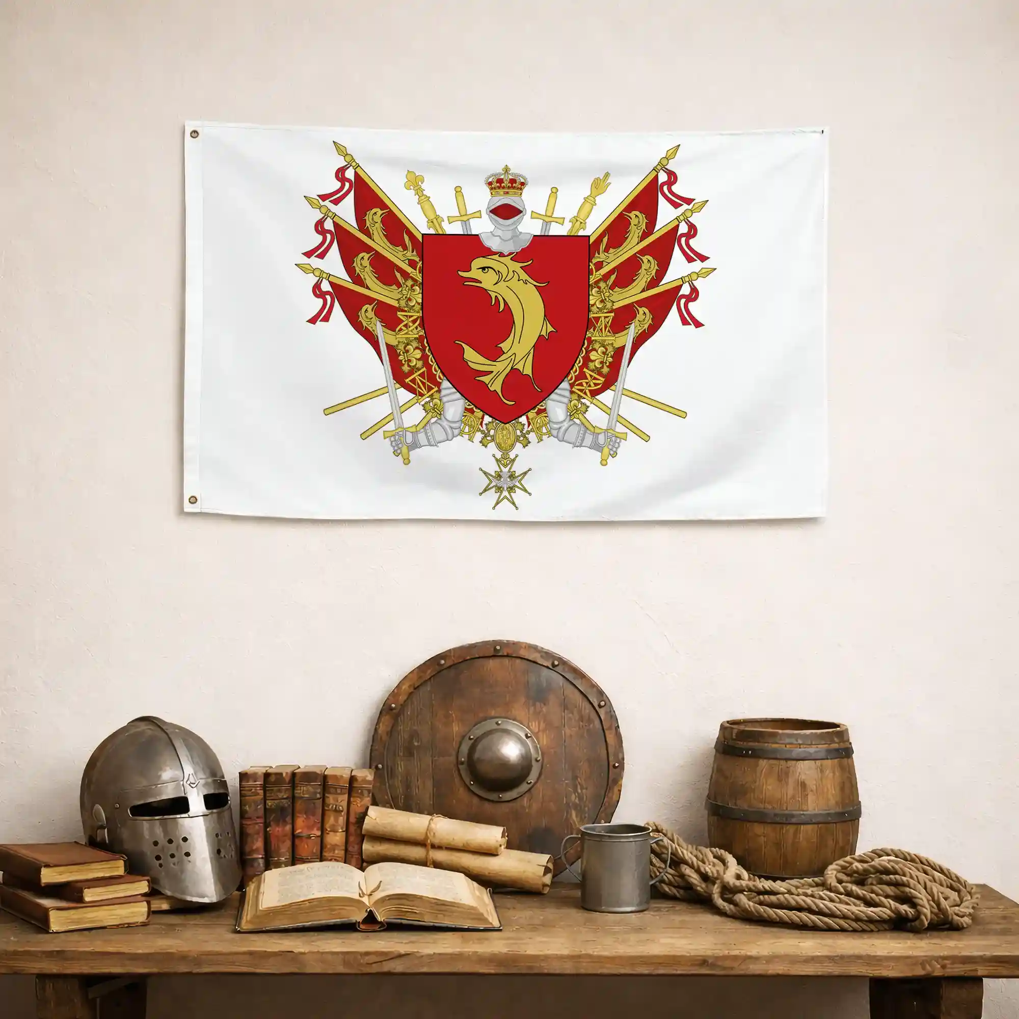 Drapeau - Blason du Forez - Image 5