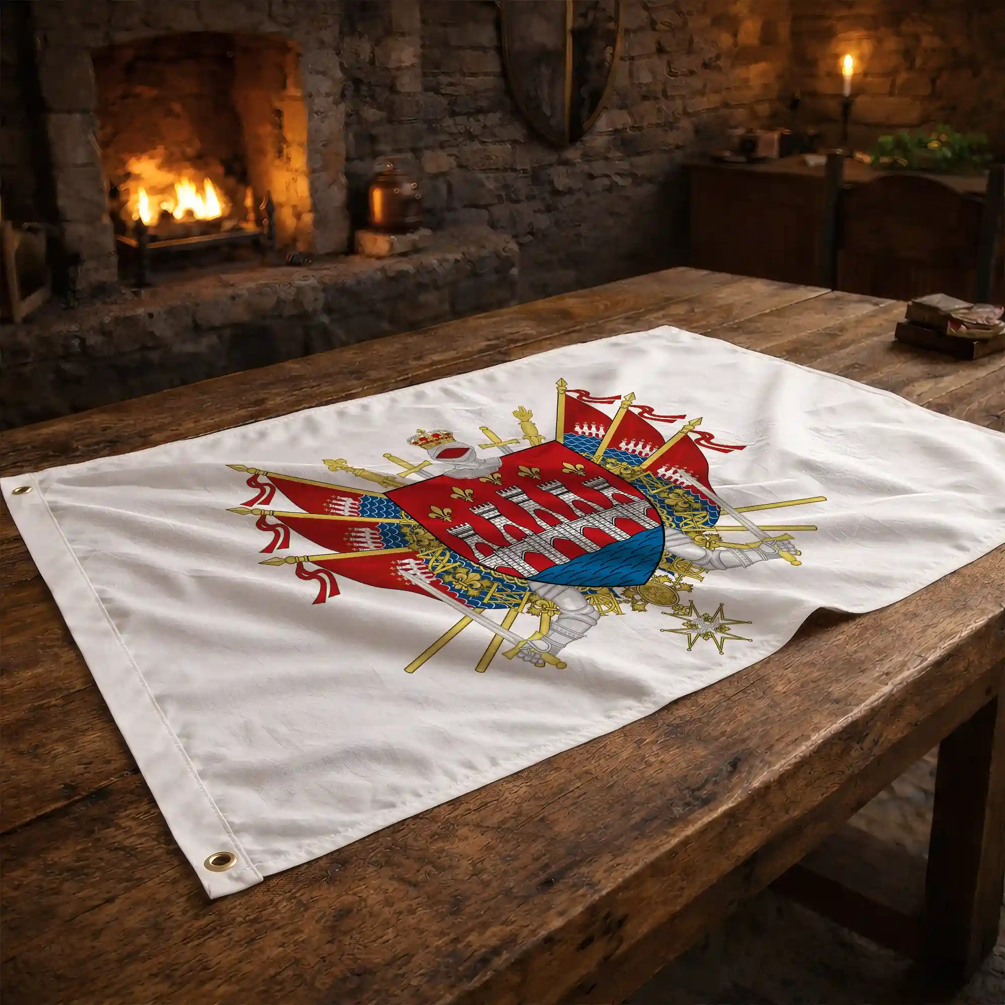 Drapeau - Blason du Lot (46) - Image 2