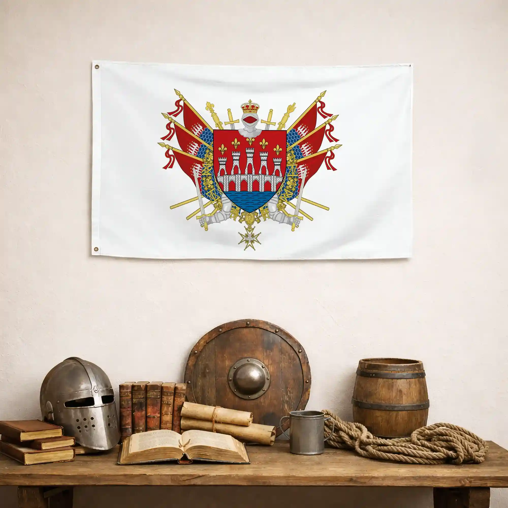 Drapeau - Blason du Lot (46) - Image 4