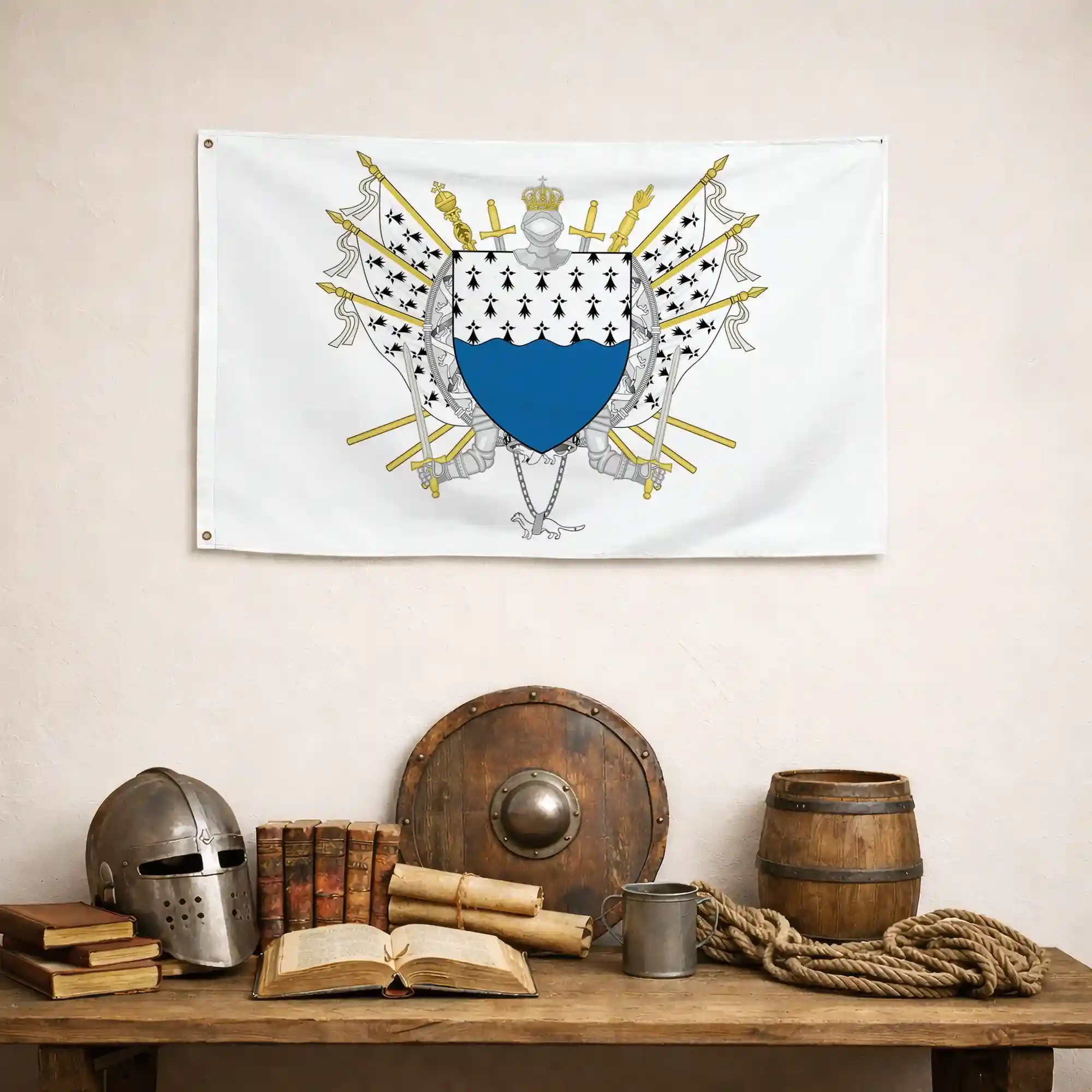 Drapeau - Blason du Morbihan (56) - Image 5