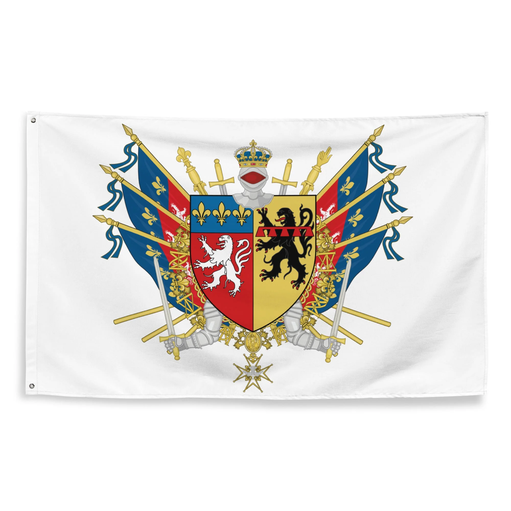Drapeau - Blason du Rhône (69)