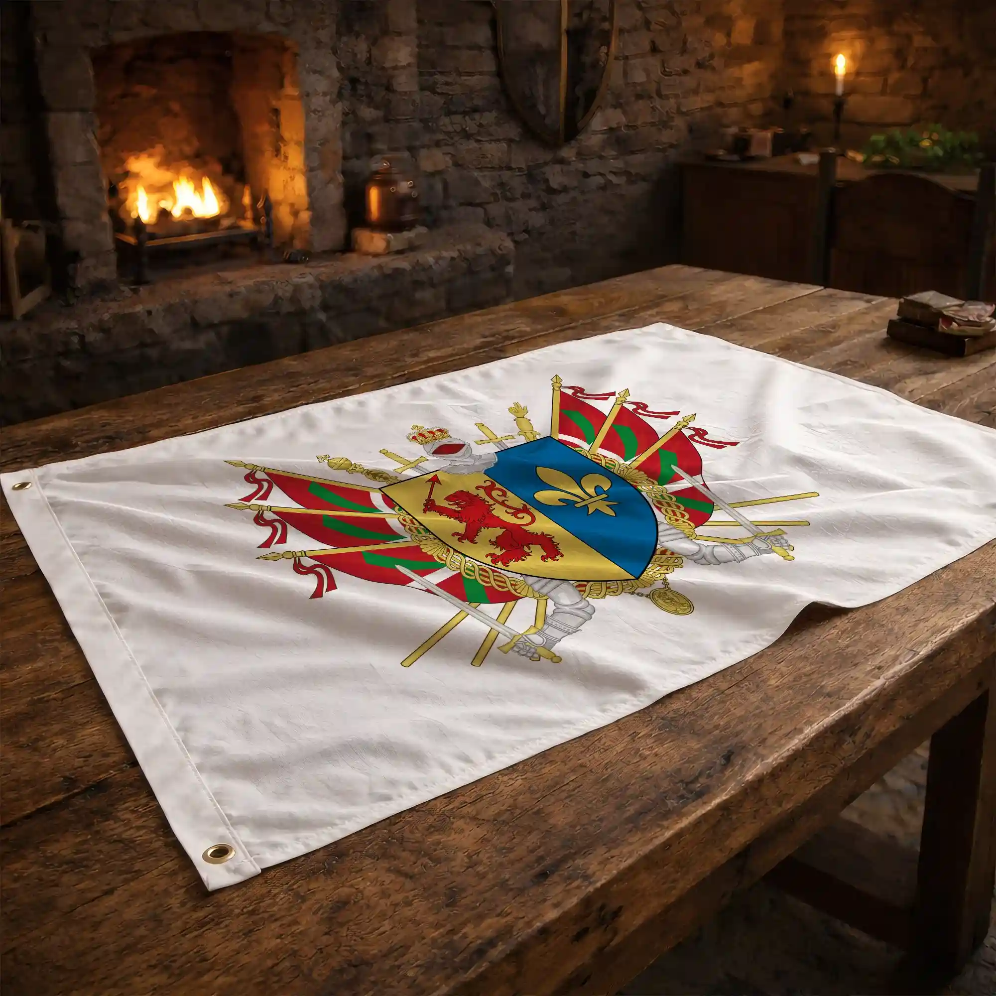 Drapeau - Blason d'Urrugne - Image 2