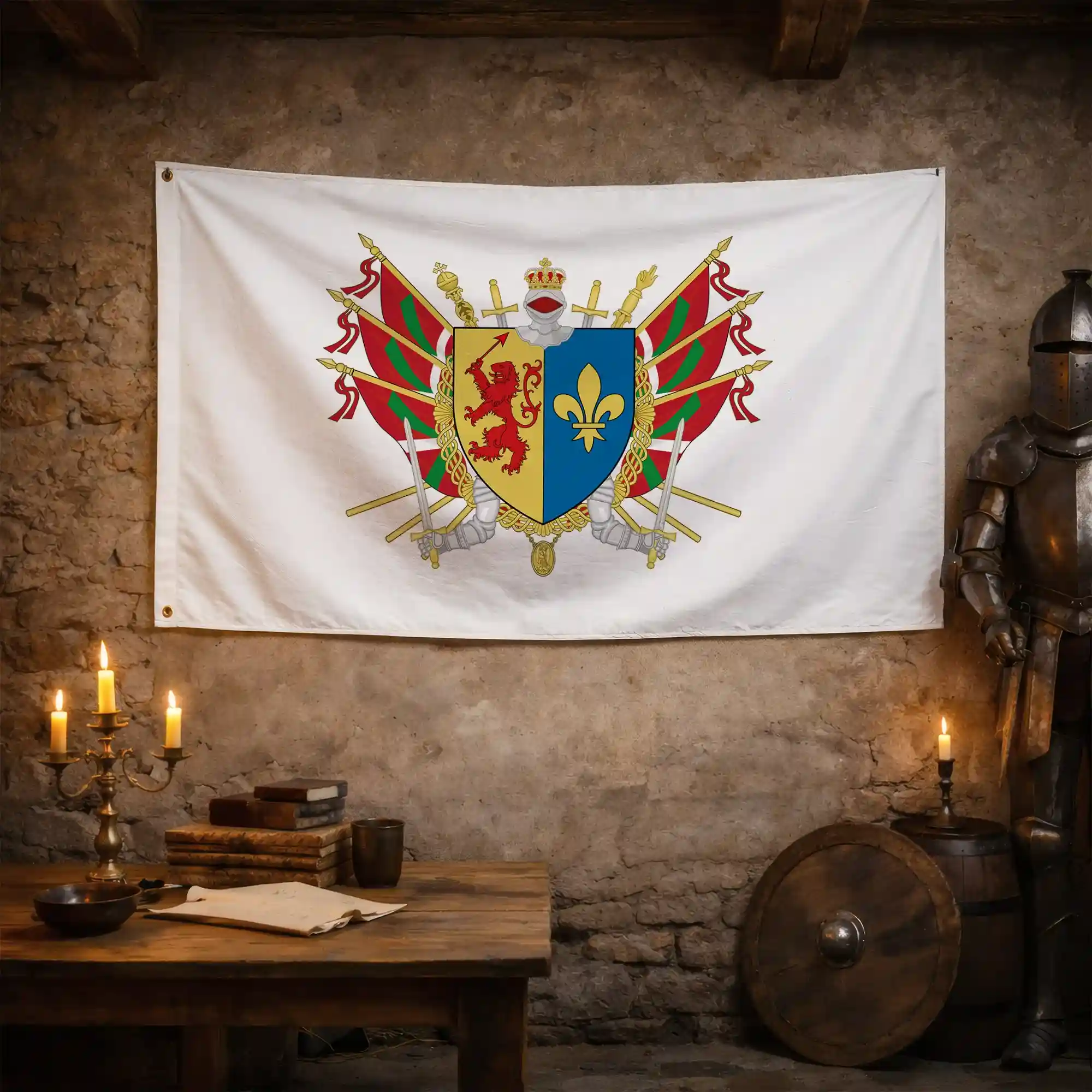Drapeau - Blason d'Urrugne - Image 3