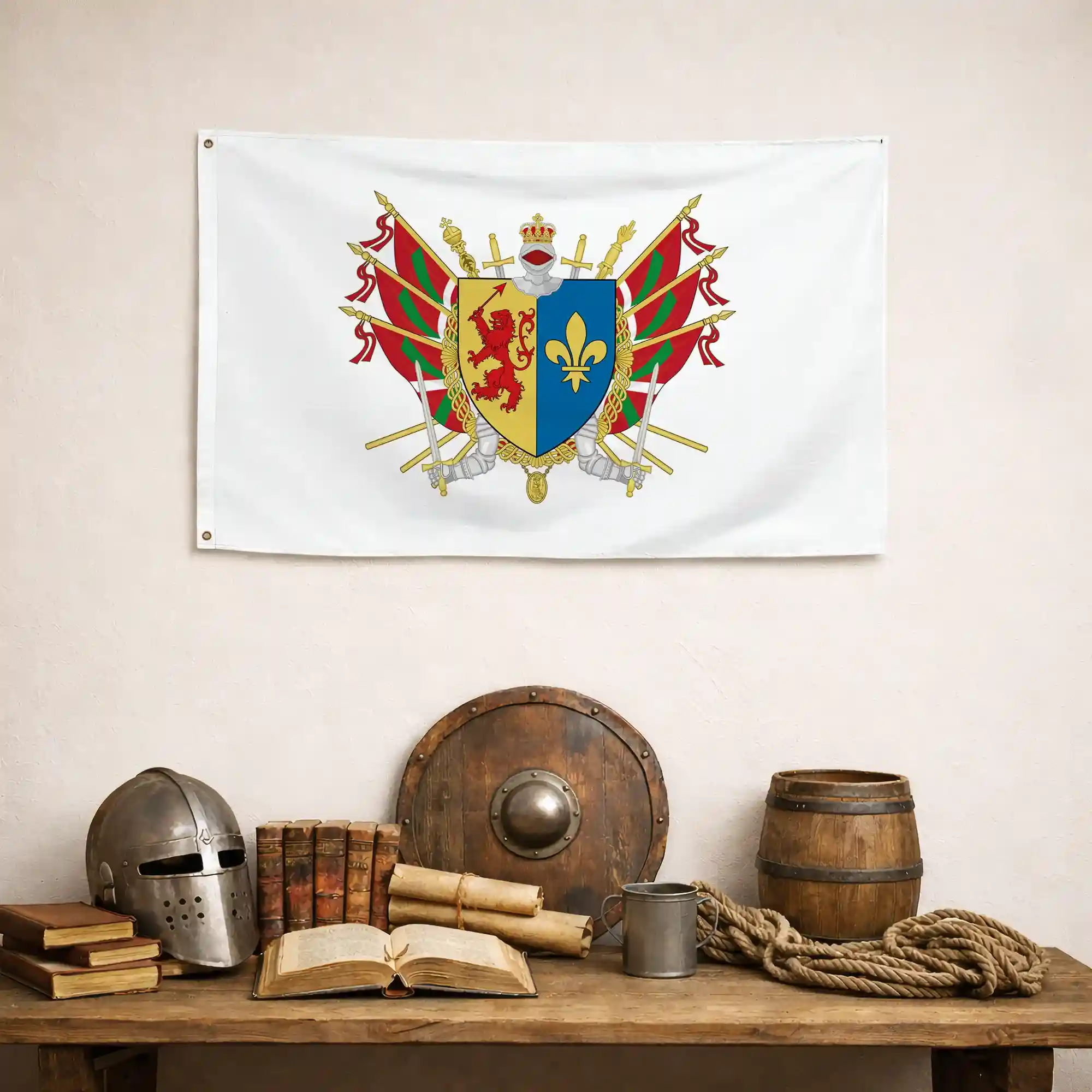 Drapeau - Blason d'Urrugne - Image 4