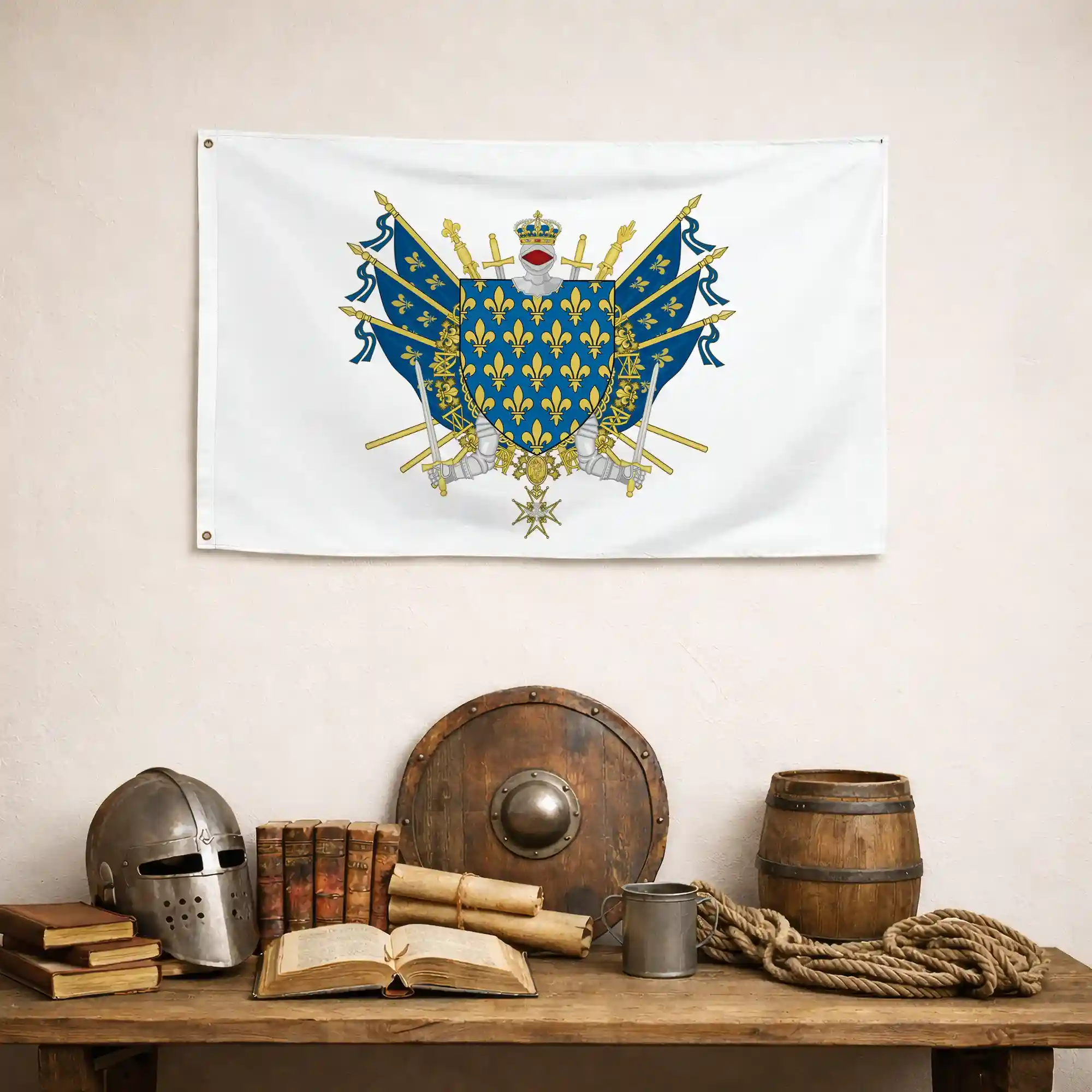 Drapeau - Blason de Saint-Denis - Image 4
