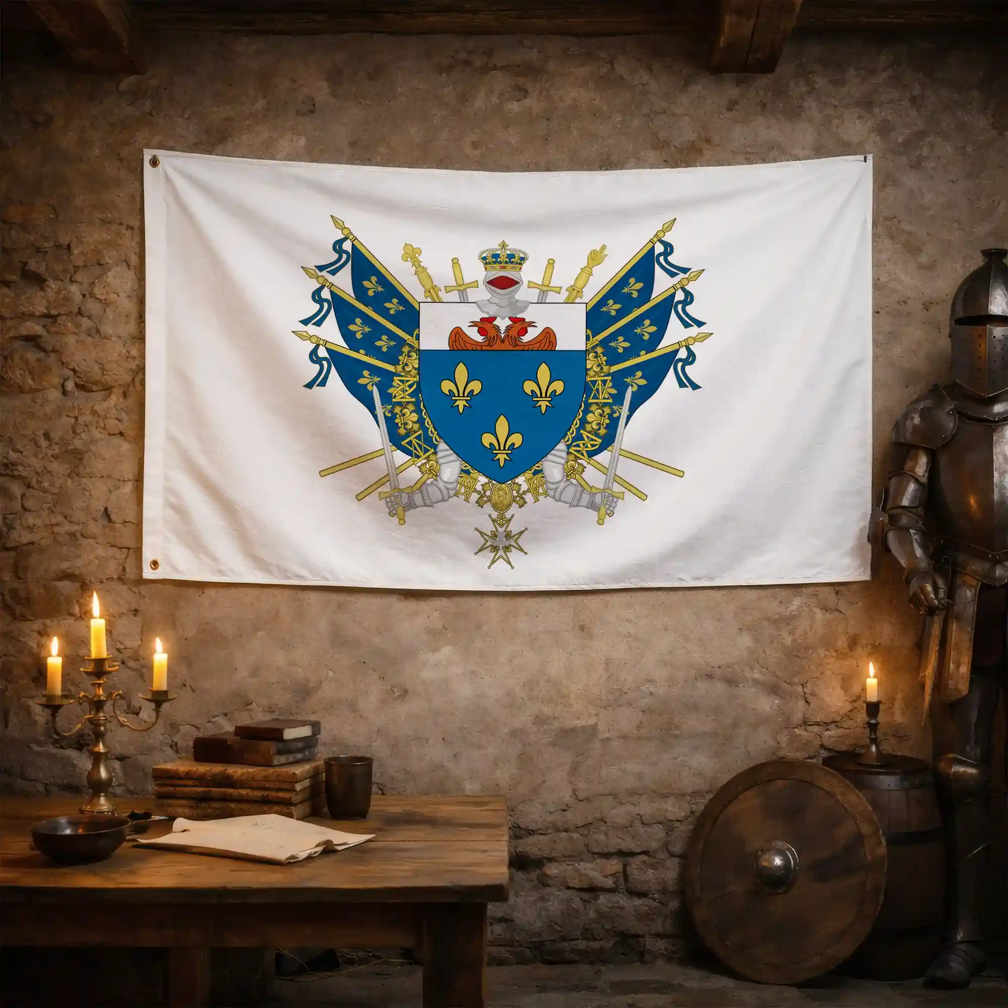 Drapeau - Blason de Versailles - Image 3