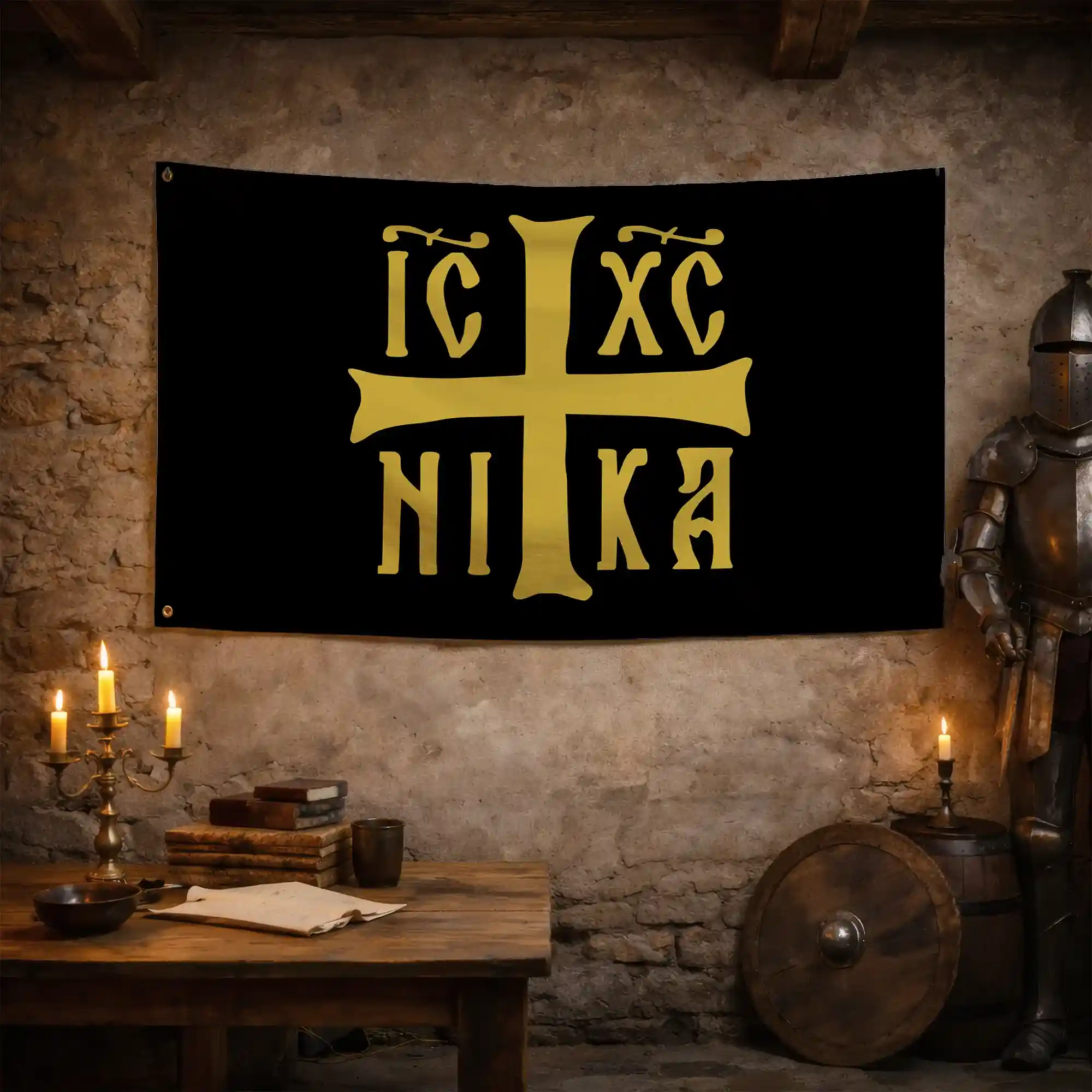 Drapeau - Christogramme ICXC - Image 3