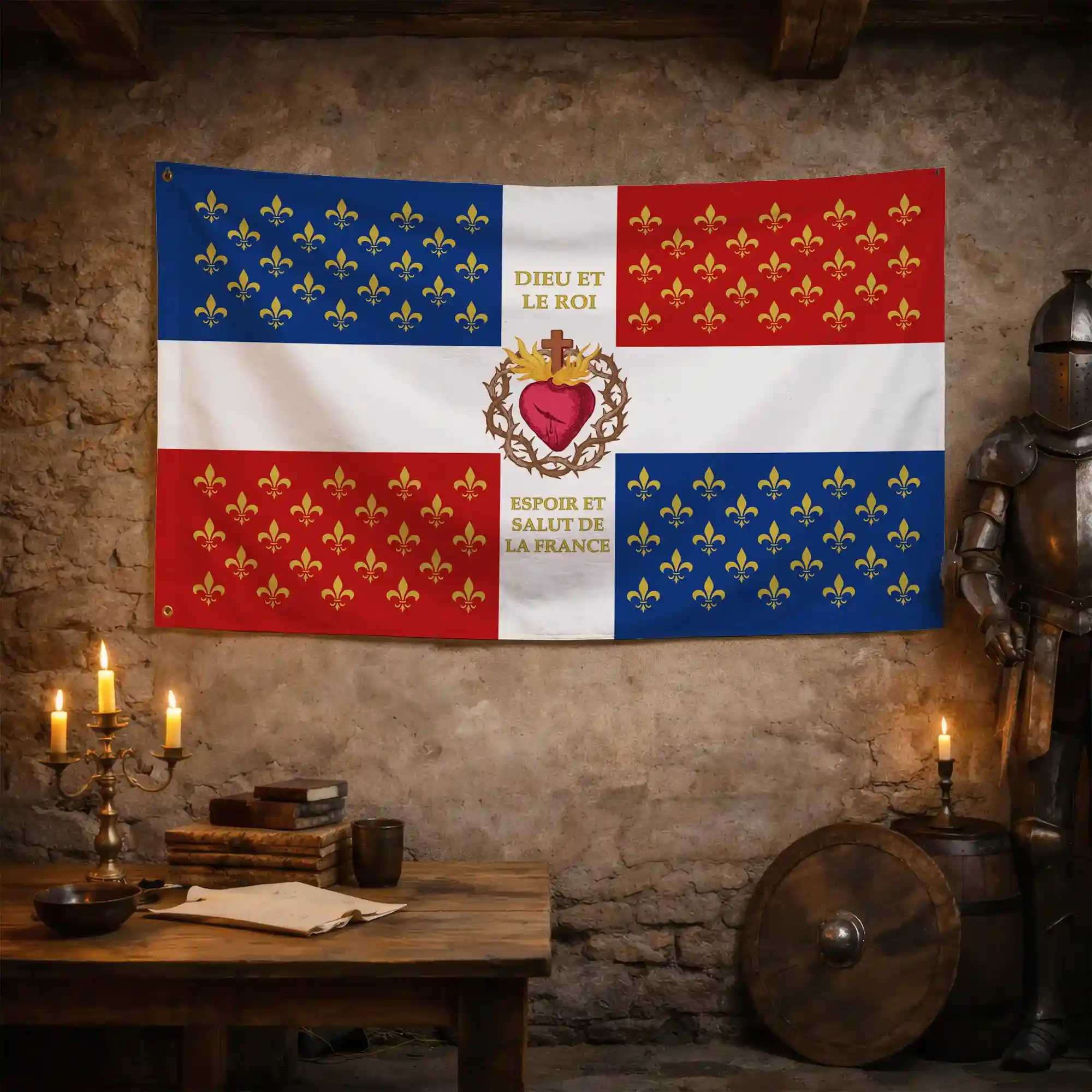 Drapeau - Espoir et Salut de la France - Image 3