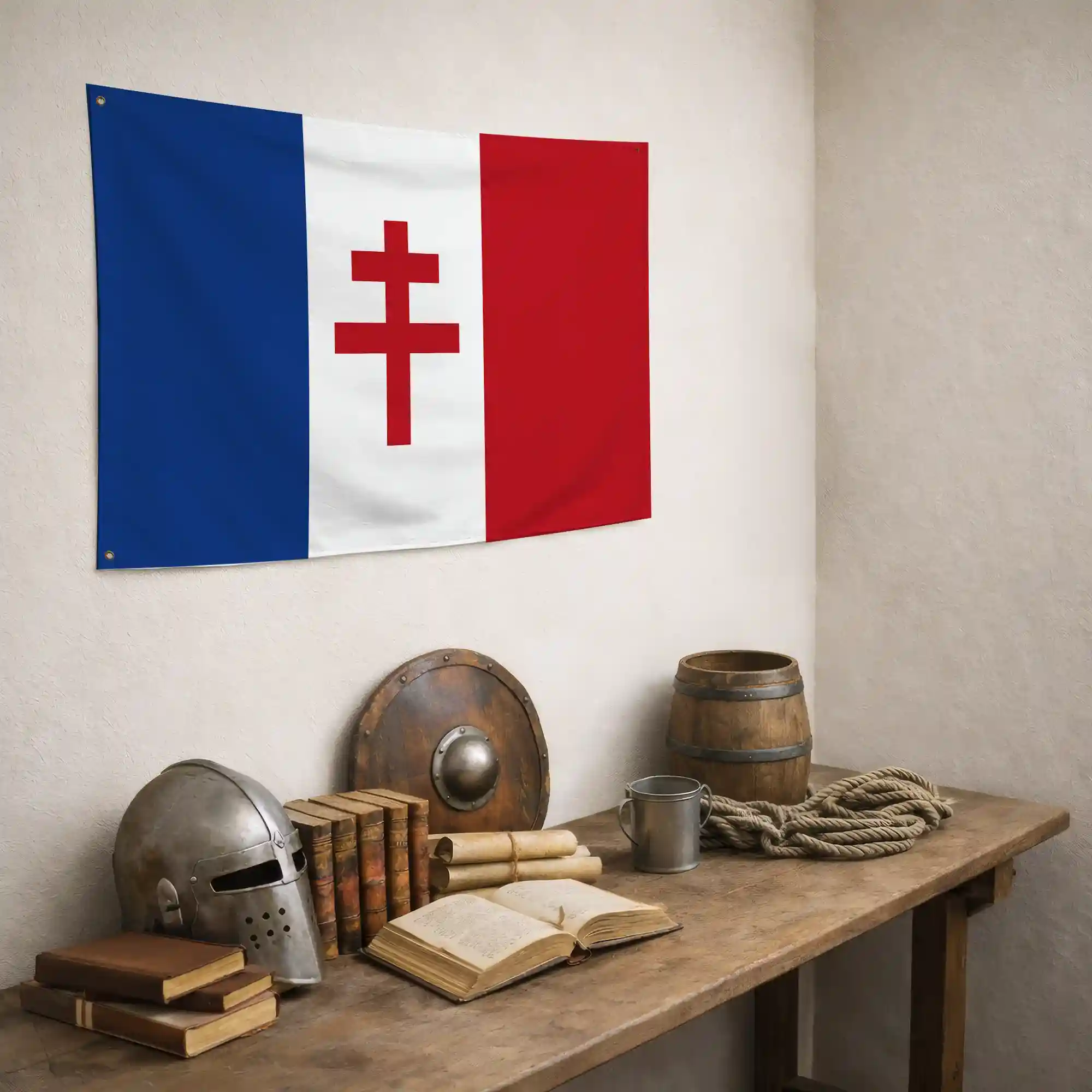 Drapeau - France Libre (Croix de Lorraine) - Image 5