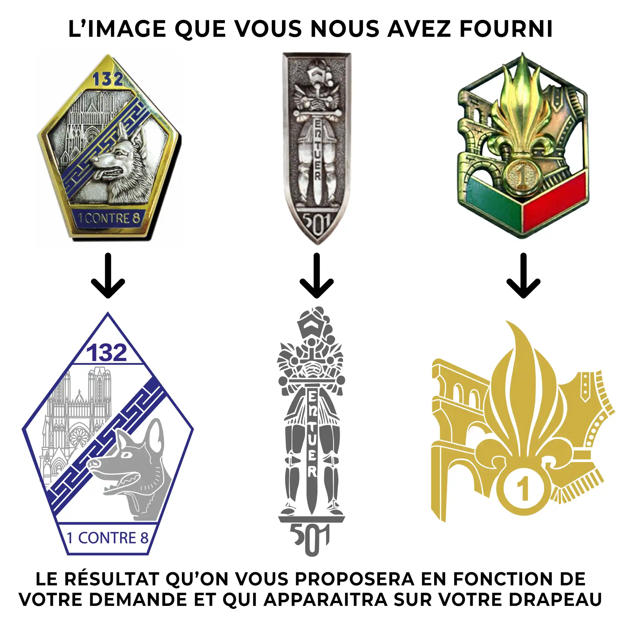 Drapeau Militaire Personnalisé - Image 6